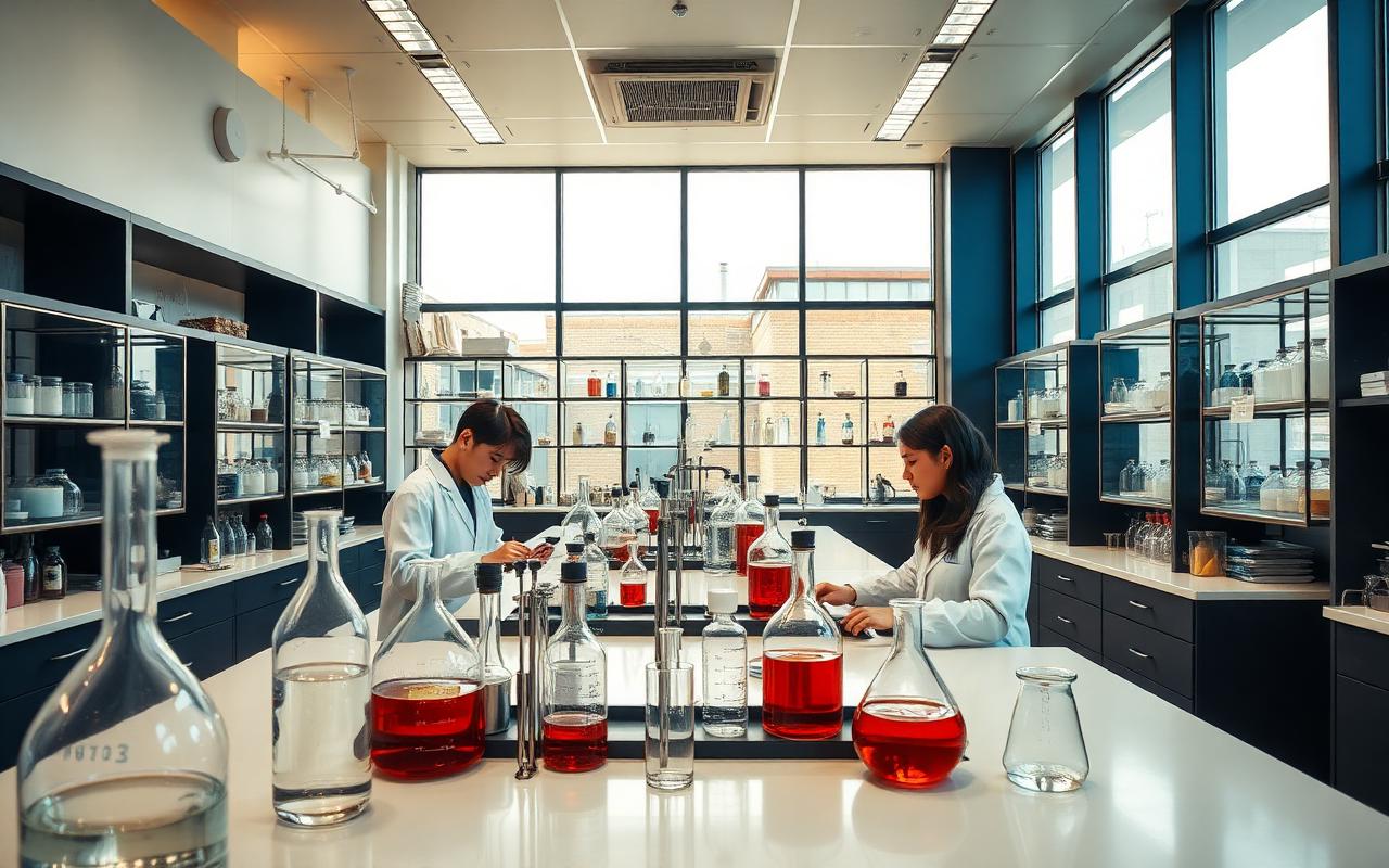 Physics and chemistry practical laboratory